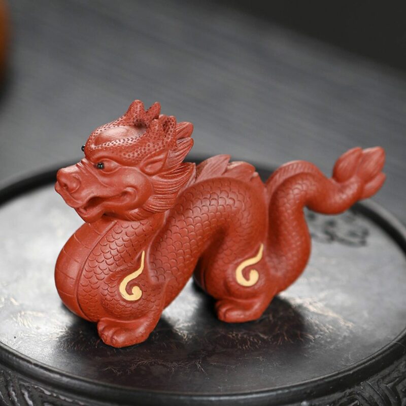 Handmade Zisha Yixing Clay Chinese Dragon Tea Pet