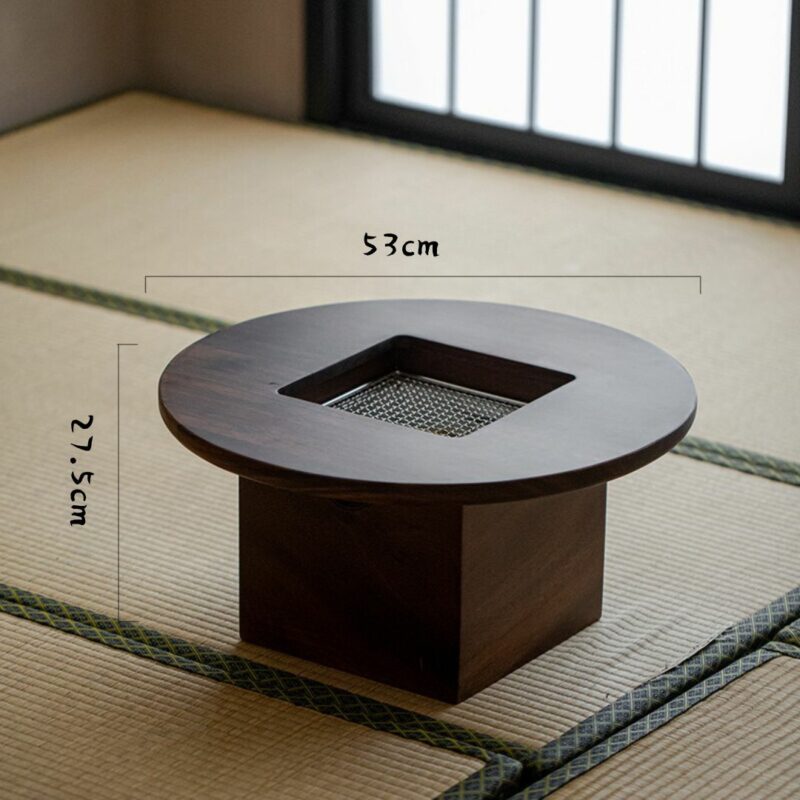 5 Vintage Walnut Wood  Tea Table