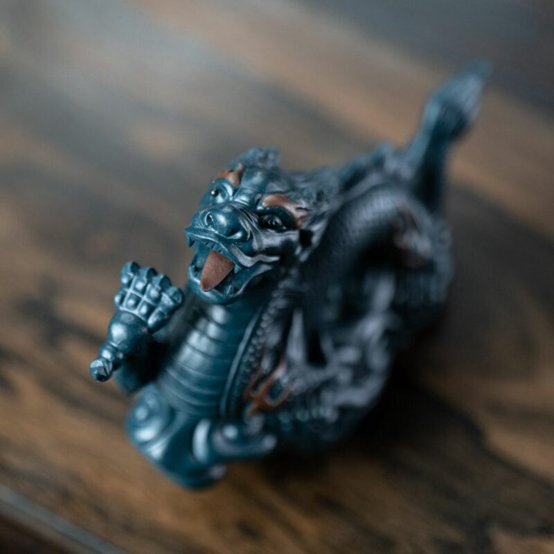 Handmade Zisha Yixing Clay Flying Chinese Dragon Tea Pet