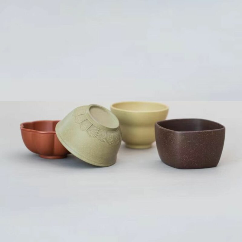 Handmade Yixing Zisha Clay Dragon Year Gift 100ml Tea Cup Set