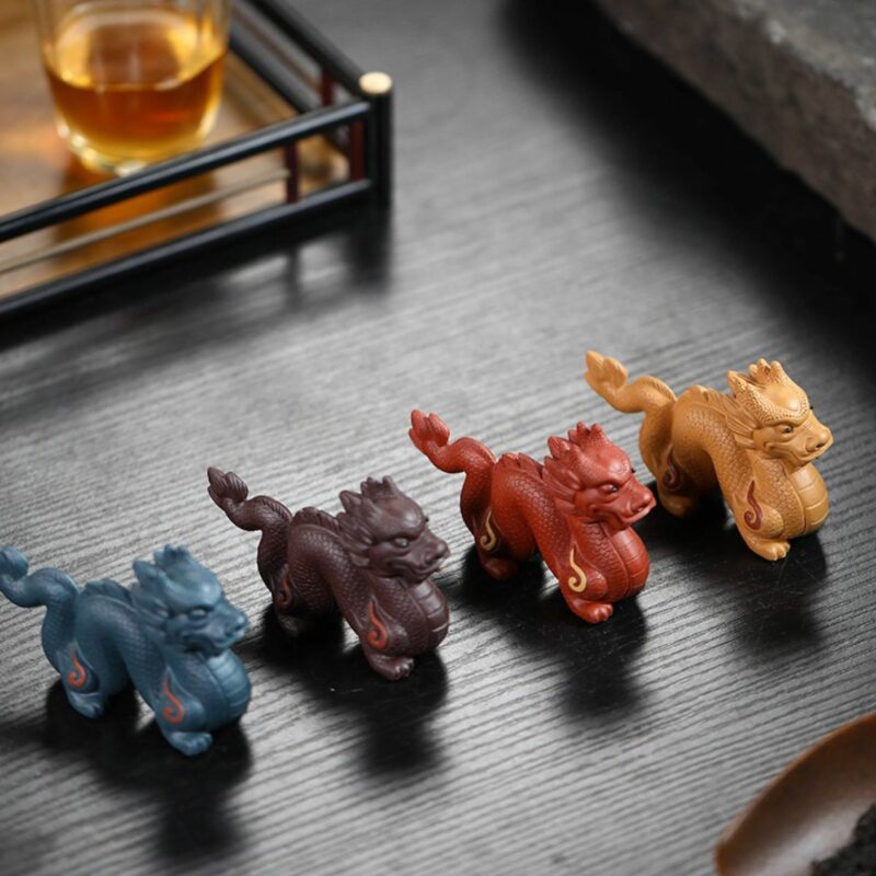 Handmade Zisha Yixing Clay Chinese Dragon Tea Pet