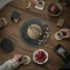 7 Vintage Tea Space Walnut Wood  Furniture