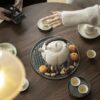 8 Chinese Style Vintage Walnut Wood Table