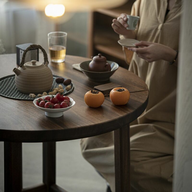 8 Vintage Tea Space Walnut Wood  Furniture