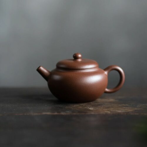 Aged Zini Yuan Gu 100ml Yixing Teapot (1) Aged Zini Yuan Gu 100ml Yixing Teapot