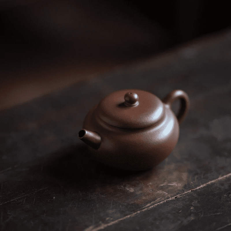 Aged Zini Yuan Gu 100ml Yixing Teapot