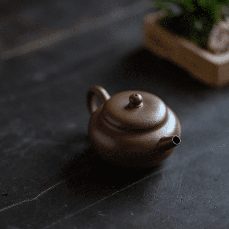 Aged Zini Yuan Gu 100ml Yixing Teapot