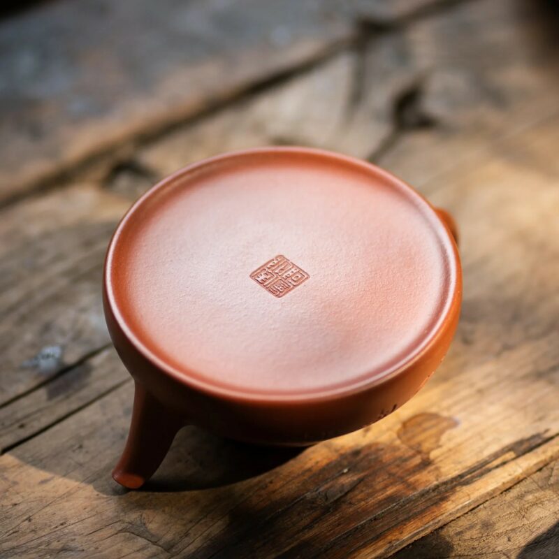 Calligraphy Carving Zhuni Man Sheng Li Yin Yixing Teapot