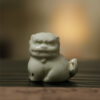 Creative White Porcelain Chinese Lion Tea Pet (1) Creative White Porcelain Chinese Lion Tea Pet