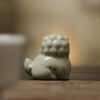 Creative White Porcelain Chinese Lion Tea Pet (2) Creative White Porcelain Chinese Lion Tea Pet