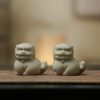 Creative White Porcelain Chinese Lion Tea Pet (4) Creative White Porcelain Chinese Lion Tea Pet