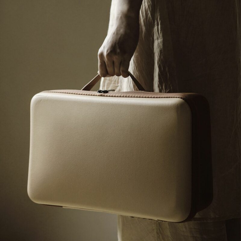 Elegant Jade White Porcelain 100ml Gaiwan