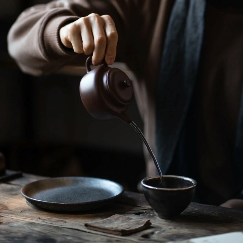 Aged Zini De Zhong 180ml Yixing Teapot