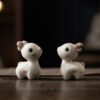 Handmade White Duanni Chital Tea Pet (10) Handmade White Duanni Chital Tea Pet