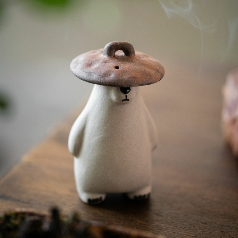 Handmade White Duanni Pollar Bear Tea Pet (5) Handmade White Duanni Pollar Bear Tea Pet