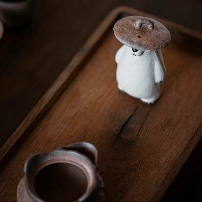 Handmade White Duanni Pollar Bear Tea Pet (7) Handmade White Duanni Pollar Bear Tea Pet