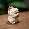 Handmade White Duanni Praying White Dragon Tea Pet