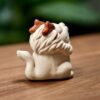 Handmade White Duanni Praying White Dragon Tea Pet