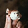Handmade White Duanni Smiling Seal Tea Pet
