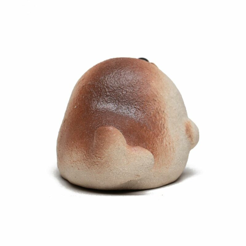 Handmade White Duanni Smiling Seal Tea Pet