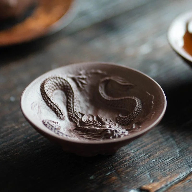 Handmade Zini Dragon 60ml Tea Cup (1) Handmade Zini Dragon 60ml Tea Cup