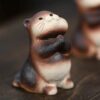 Handmade Zisha Yixing Clay Otter Tea Pet (5) Handmade Zisha Yixing Clay Otter Tea Pet
