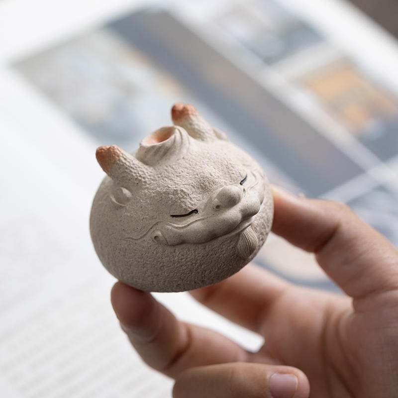 IMG_7838 Handmade White Duanni Dragon Bun Tea Pet