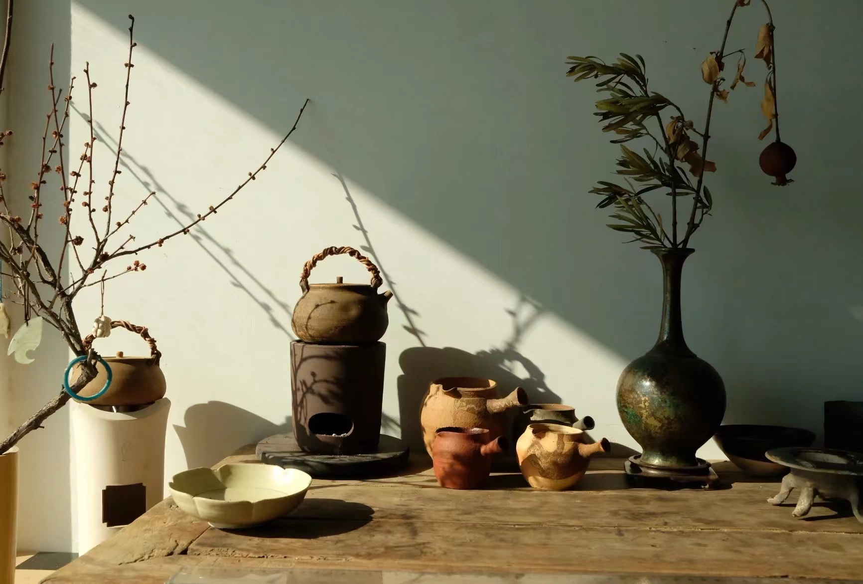 Ceramic Little Shiba Yuan Bao Kettle Charcoal Stove