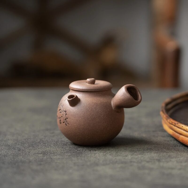 half-handmade-aged-duanni-bao-xiang-kyusu-120ml-yixing-teapot-10