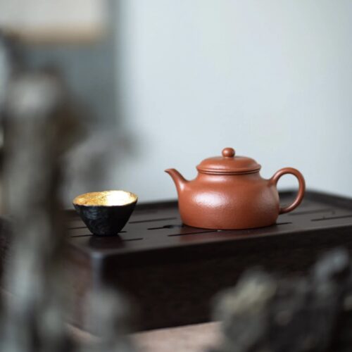 Half Handmade Zhuni Huai Yin 130ml Yixing Teapot (1) half-handmade-zhuni-huai-yin-130ml-yixing-teapot-1