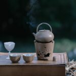 Handmade Vintage Ceramic Alcohol Tea Stove
