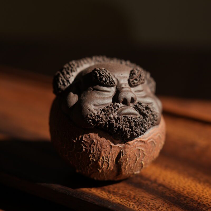 Handmade Zisha Yixing Clay Chonky Bodhidharma Tea Pet