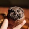 Handmade Zisha Yixing Clay Chonky Bodhidharma Tea Pet
