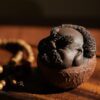 Handmade Zisha Yixing Clay Chonky Bodhidharma Tea Pet