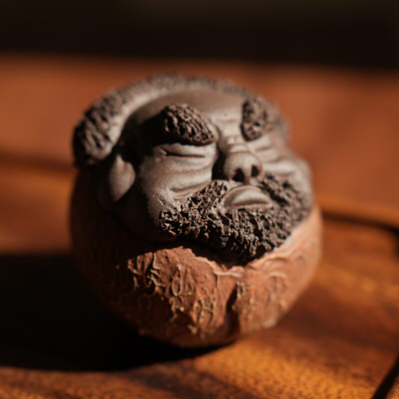 Handmade Zisha Yixing Clay Chonky Bodhidharma Tea Pet