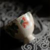 10 Wucai Underglaze decoration Ceramic Peony 130ml Teapot