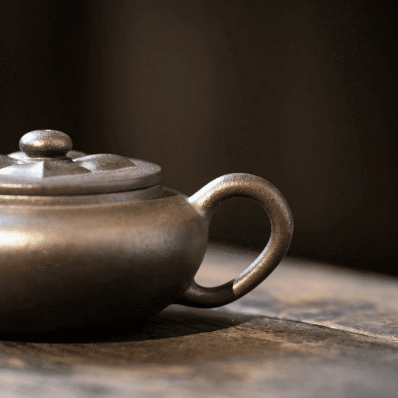Wood Fired Zini Diamond Flower 150ml Yixing Teapot