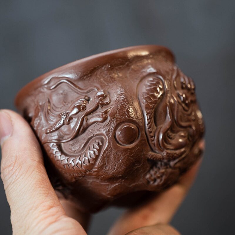 xr:d:DAF_X0zUizw:6,j:7971792862199409042,t:24031307 Zisha Yixing Clay Celestial Dragon Cup 100ml Tea Cup