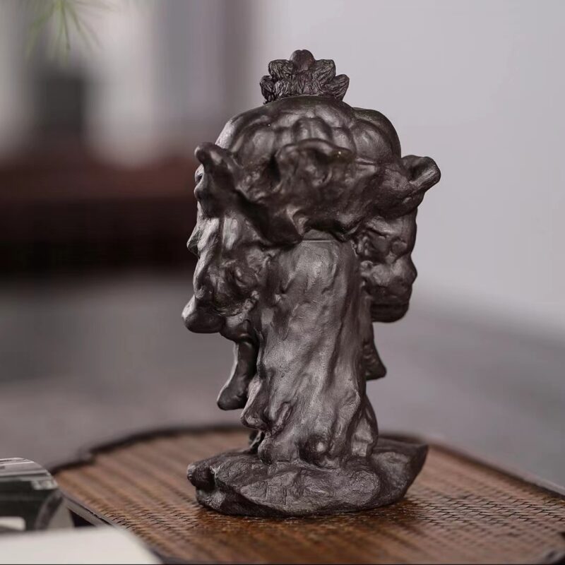 39 Handmade Zisha Yixing Clay Zhong Kui Ornament Decoration Teapet