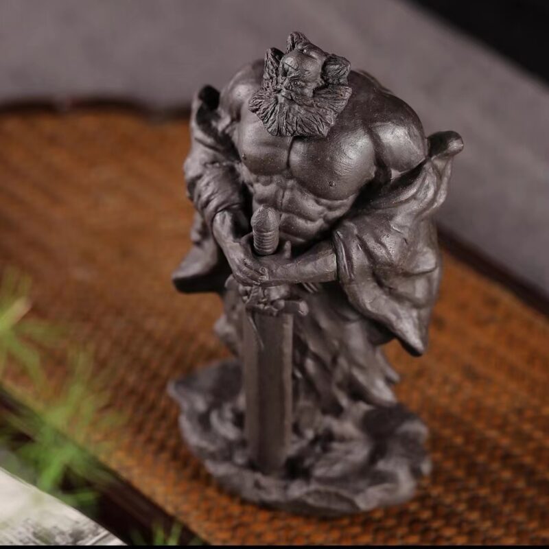 43 Handmade Zisha Yixing Clay Zhong Kui Ornament Decoration Teapet