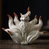 45 Handmade Zisha Yixing Clay Nine-Tailed Fox Ornament Decoration Teapet
