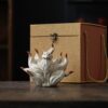49 Handmade Zisha Yixing Clay Nine-Tailed Fox Ornament Decoration Teapet