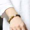 Elegant Sandalwood Night Pearl Bracelet
