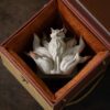 51 Handmade Zisha Yixing Clay Nine-Tailed Fox Ornament Decoration Teapet