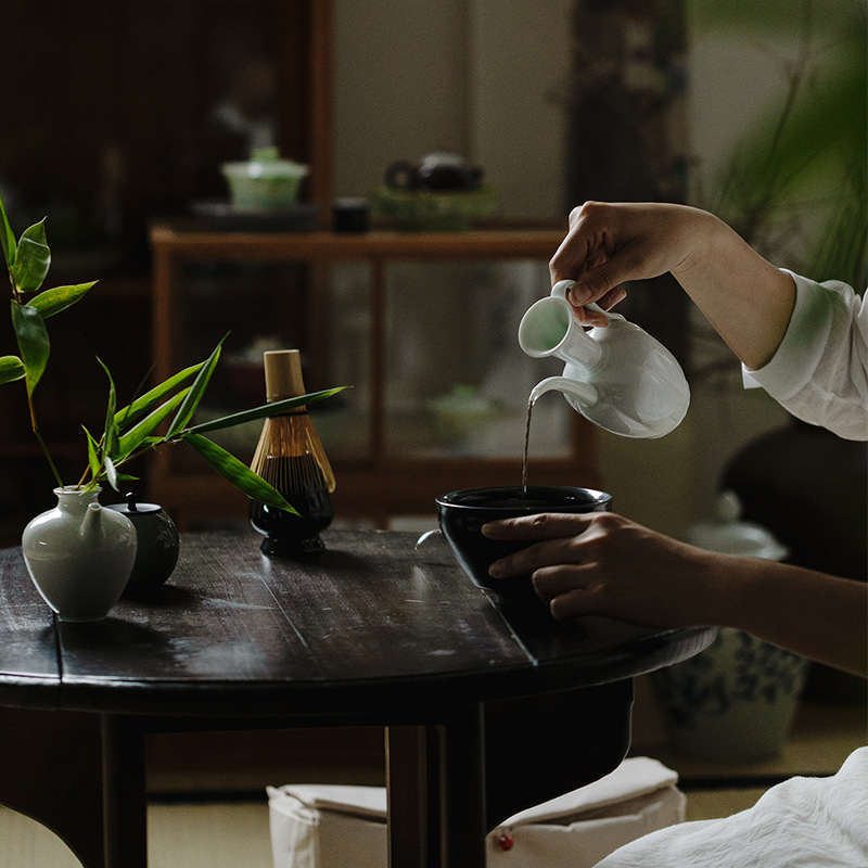 Elegant Ceramic Song Style Matcha Tea Set