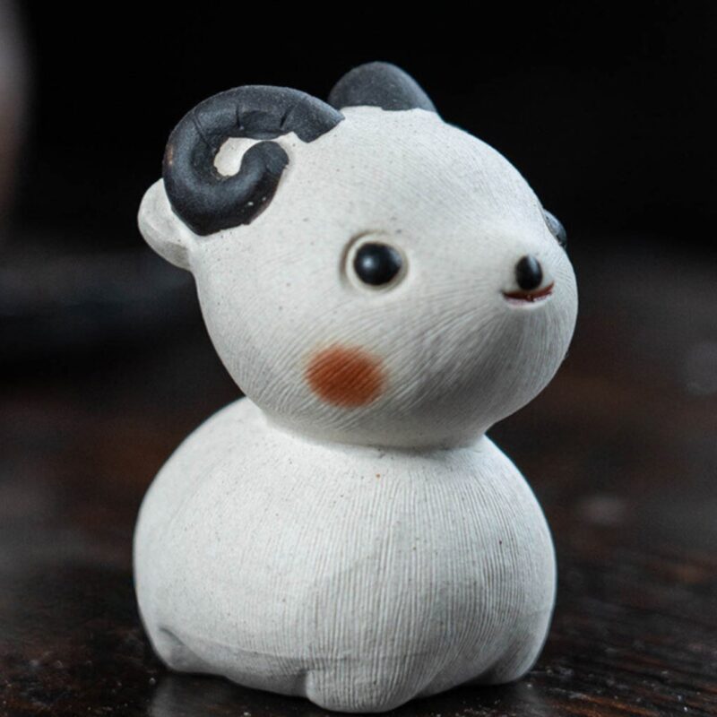 Zisha Yixing Clay Goat Sheep Tea Pet