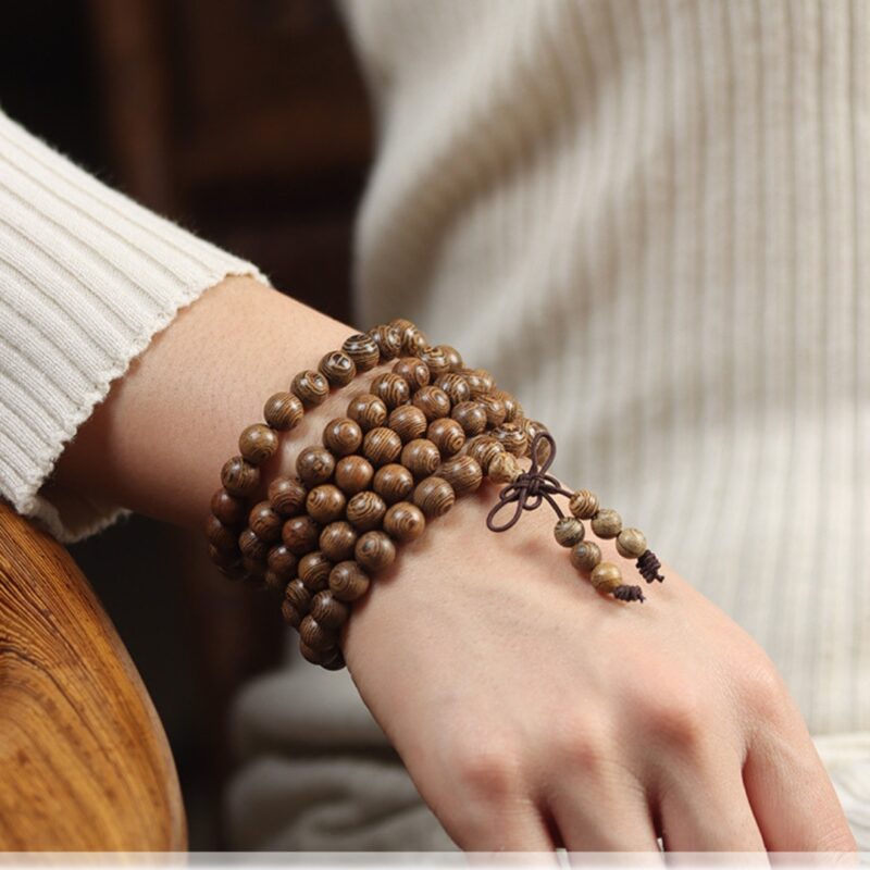 xr:d:DAGAenz5cBk:4,j:5011803221893038941,t:24032502 Vintage Bodhi Seed Chicken-wing wood 108 Bodhi Seed Bracelet