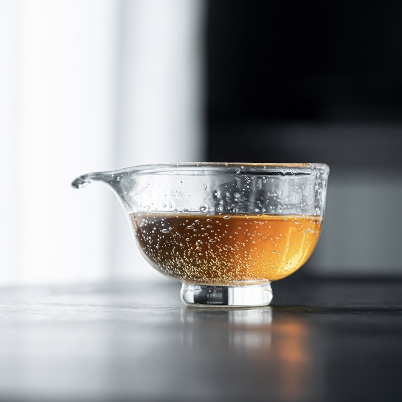 619-3 Anti Scald Thickened Glass Bubble 110ml Fair Cup Gong Dao Bei