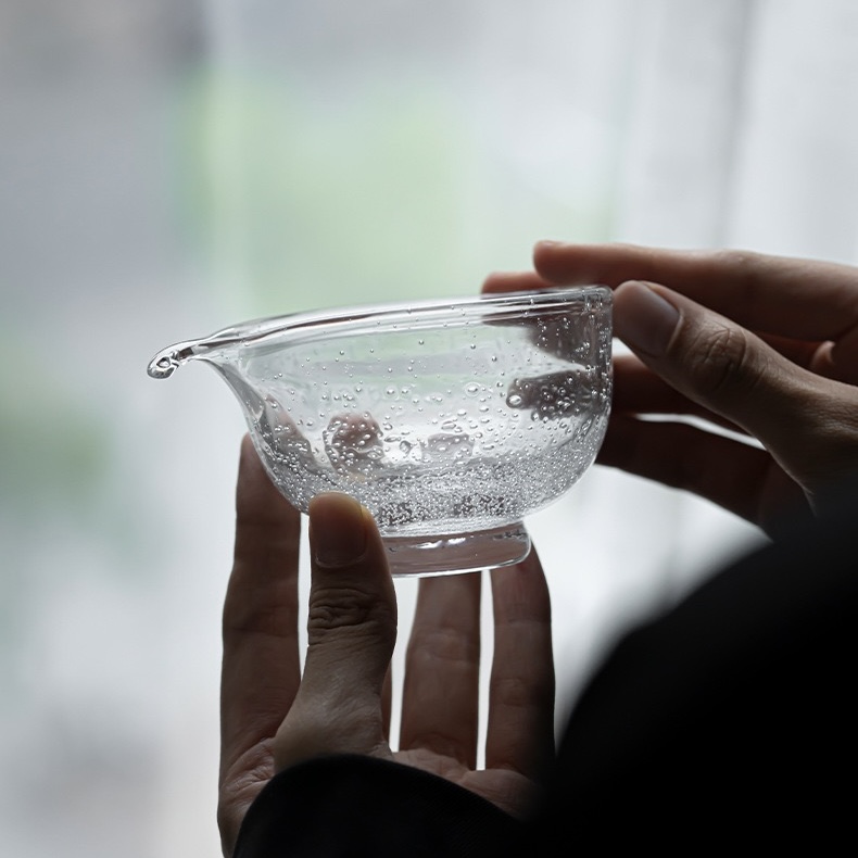 619-5 Anti Scald Thickened Glass Bubble 110ml Fair Cup Gong Dao Bei