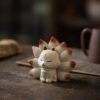 Handmade Zisha Yixing Clay Baby Nine tail Fox Tea Pet
